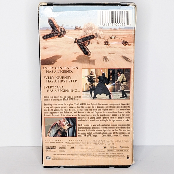 Star Wars Episode I - The Phantom Menace VHS - Picture 5 of 7